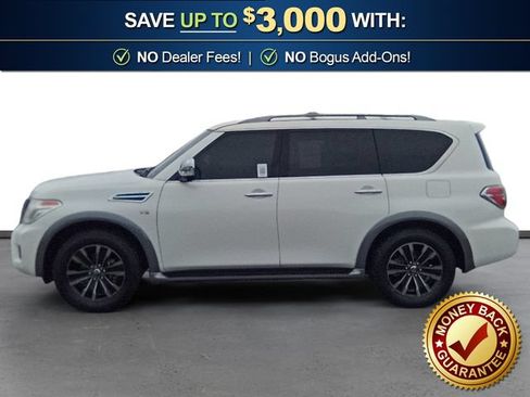 Used 2017 Nissan Armada Platinum w/ Captain Seat Package RWD image 2