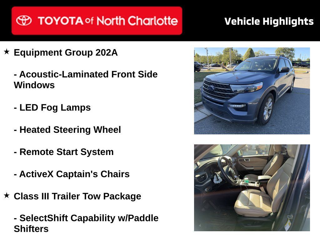 Used 2021 Ford Explorer XLT w/ Equipment Group 202A RWD image 4