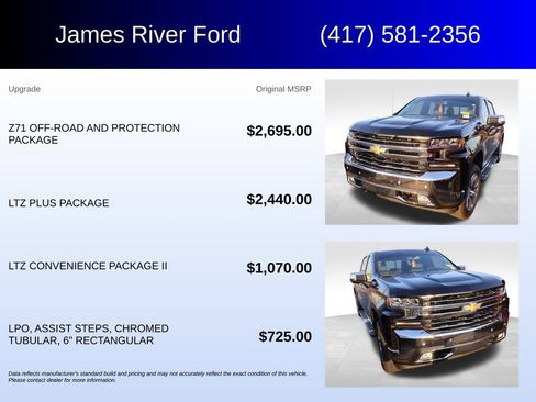 Used 2019 Chevrolet Silverado 1500 LTZ AWD/4WD image 5