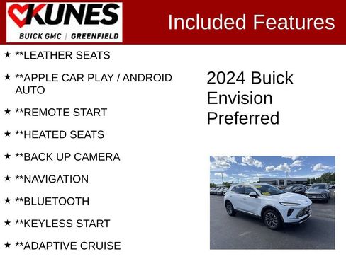 Used 2024 Buick Envision Preferred AWD/4WD image 2
