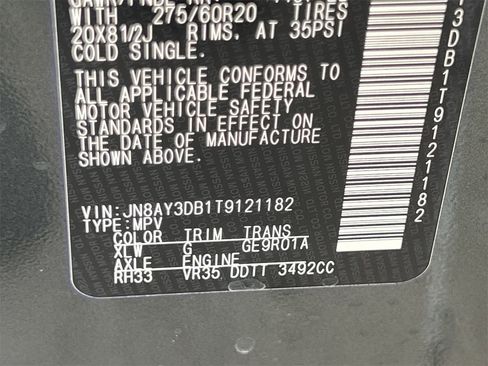 New 2026 Nissan Armada PRO-4X w/ Captain's Chari Seat Package image 21