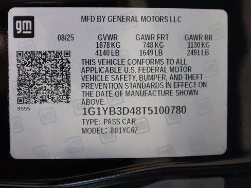 New 2026 Chevrolet Corvette 2LT w/ Z51 Performance Package image 30