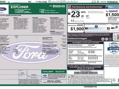 Certified 2023 Ford Explorer Limited w/ Equipment Group 301A AWD/4WD image 11