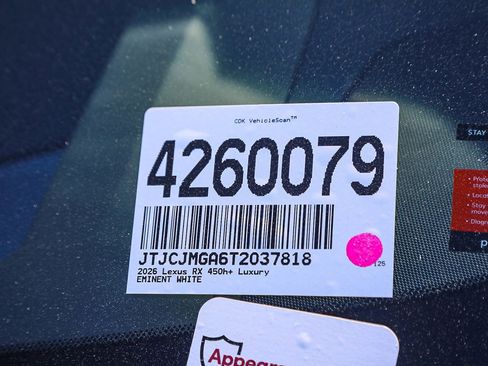 New 2026 Lexus RX 450h AWD image 27