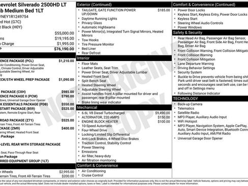 Used 2024 Chevrolet Silverado 2500 LT w/ Convenience Package AWD/4WD image 11