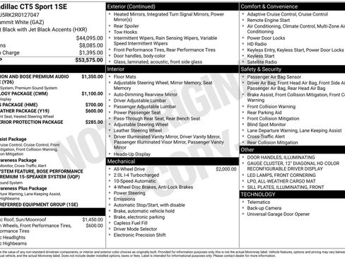 Certified 2024 Cadillac CT5 Sport AWD/4WD image 3