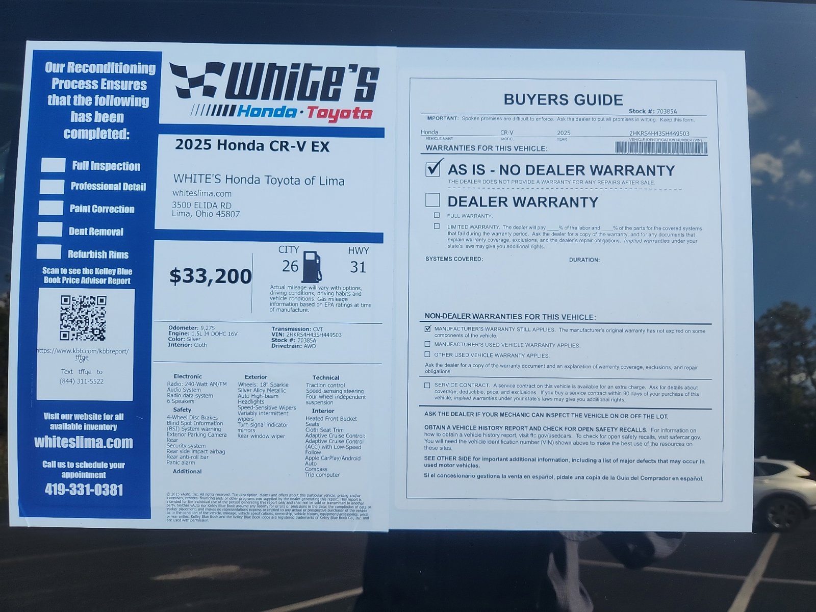 Used 2025 Honda CR-V EX image 19
