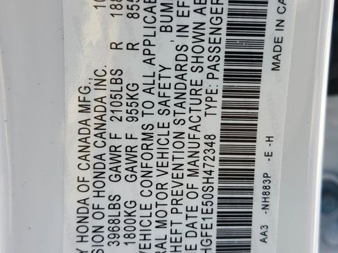 Certified 2025 Honda Civic Si image 17