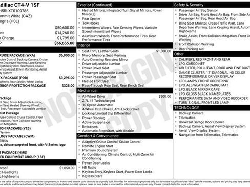 New 2026 Cadillac CT4 V w/ Super Cruise Package AWD/4WD image 4