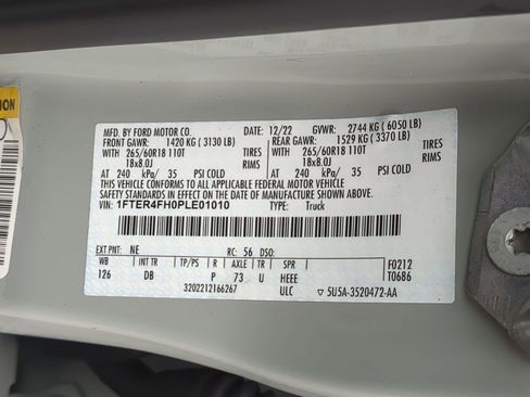 Used 2023 Ford Ranger Lariat w/ FX4 Off-Road Package image 22