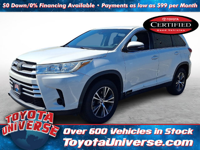 Certified 2019 Toyota Highlander LE w/ Carpet Mat Package (TMS) FWD image 2