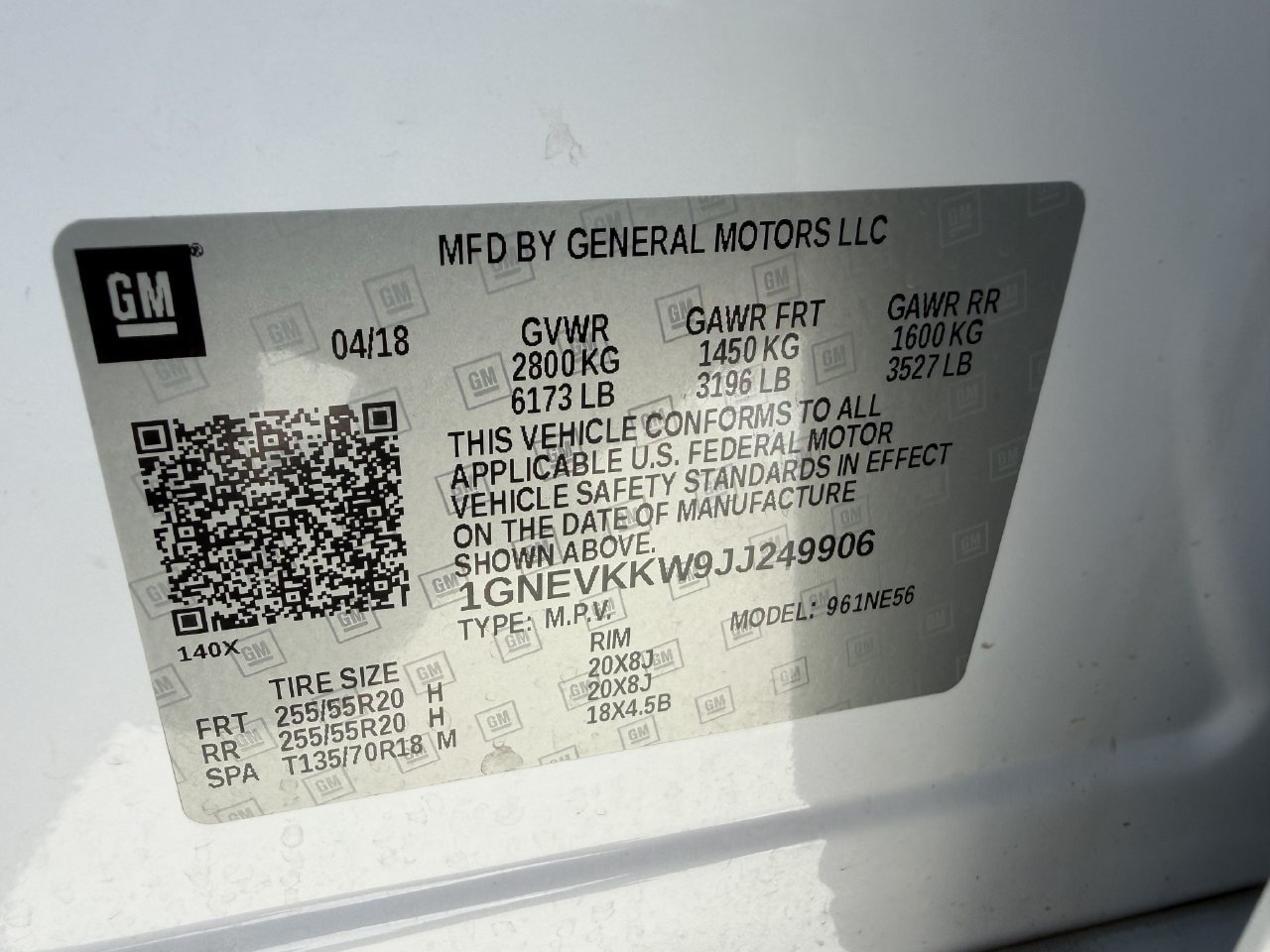 Used 2018 Chevrolet Traverse High Country AWD/4WD image 31