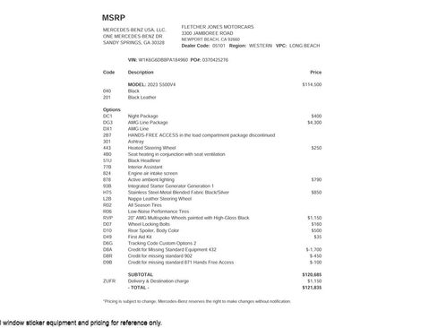 Used 2023 Mercedes-Benz S 500 4MATIC image 2