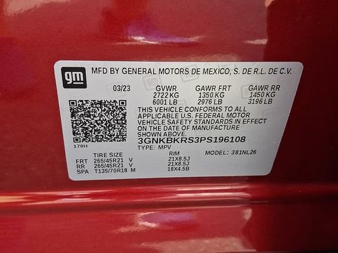 Certified 2023 Chevrolet Blazer RS w/ Enhanced Convenience Package AWD/4WD image 30