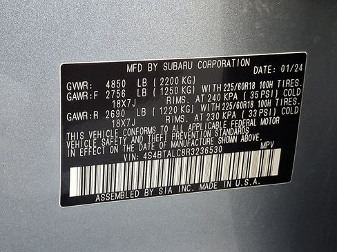 Certified 2024 Subaru Outback Onyx Edition AWD/4WD image 28