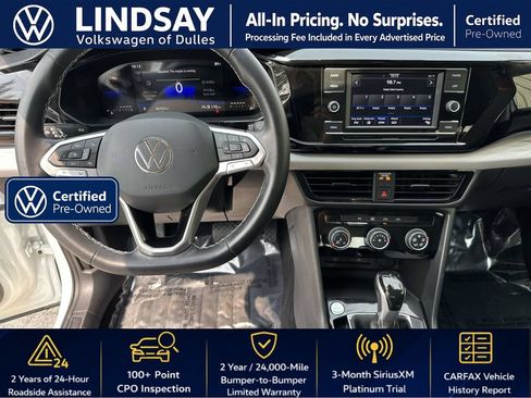 Certified 2023 Volkswagen Taos S w/ IQ Drive S Package FWD image 11