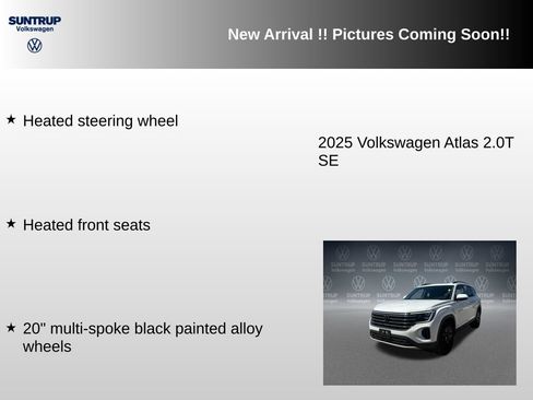 Used 2025 Volkswagen Atlas SE w/ Panoramic Sunroof Package FWD image 12