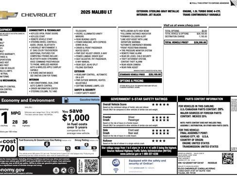 Used 2025 Chevrolet Malibu LT image 5
