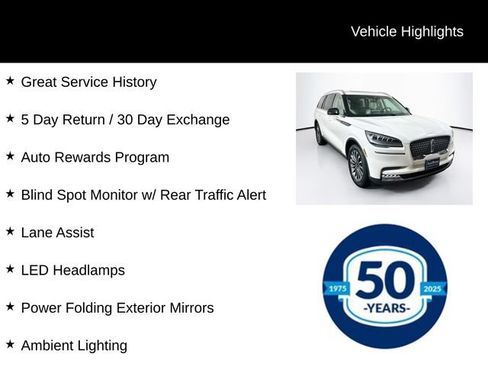 Certified 2020 Lincoln Aviator Reserve w/ Elements Package Plus AWD/4WD image 8