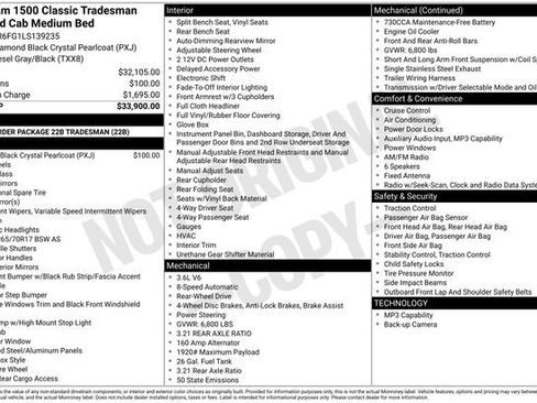 Used 2020 RAM 1500 Tradesman RWD image 3