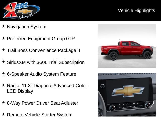 New 2026 Chevrolet Colorado Trail Boss AWD/4WD image 3