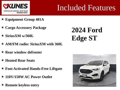 Used 2024 Ford Edge ST w/ Equipment Group 401A image 3
