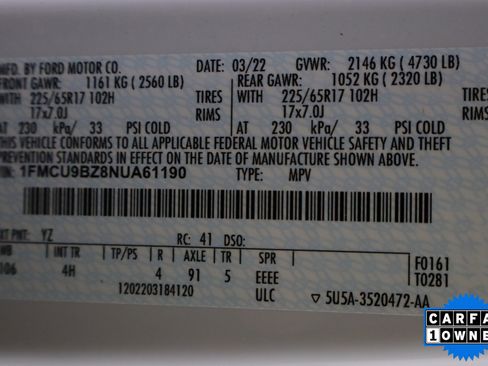 Used 2022 Ford Escape SE image 35