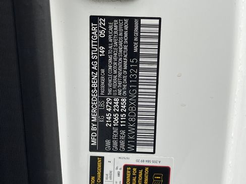 Used 2022 Mercedes-Benz C 300 Cabriolet image 8