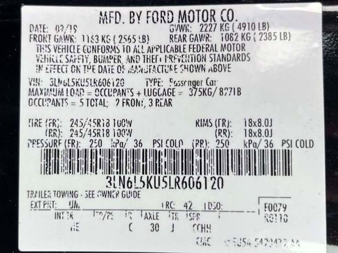 Used 2020 Lincoln MKZ Hybrid image 32