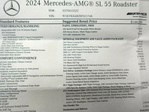 Used 2024 Mercedes-Benz SL 55 AMG 4MATIC image 25