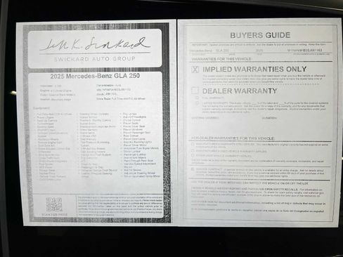 Used 2025 Mercedes-Benz GLA 250 4MATIC image 37