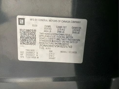 Used 2019 Chevrolet Equinox LT FWD image 10