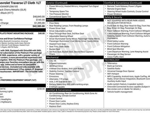 Used 2023 Chevrolet Traverse LT AWD/4WD image 2