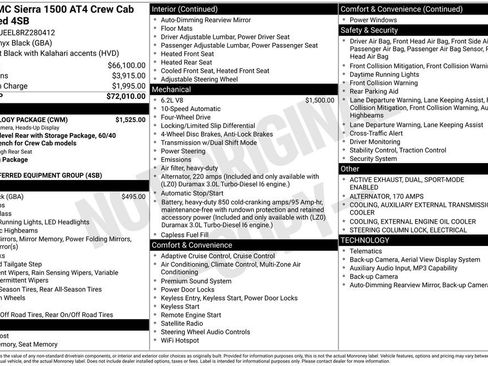 Used 2024 GMC Sierra 1500 AT4 w/ Technology Package AWD/4WD image 4