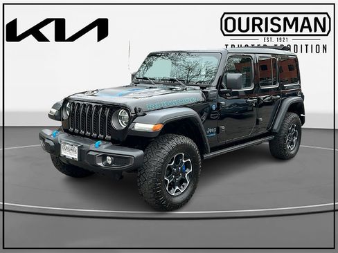 Used 2022 Jeep Wrangler Unlimited Rubicon 4xe w/ Cold Weather Group image 2