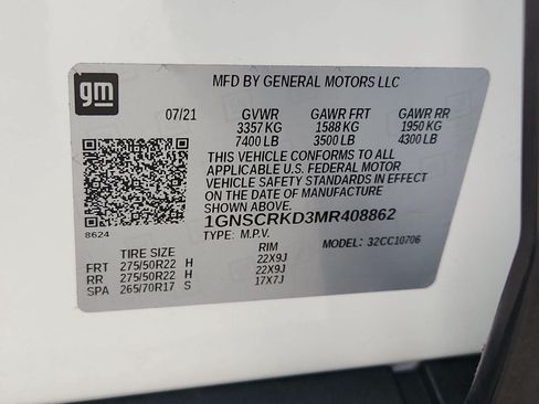Used 2021 Chevrolet Tahoe RST RWD image 4