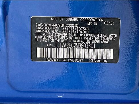 Used 2021 Subaru WRX STI AWD/4WD image 31