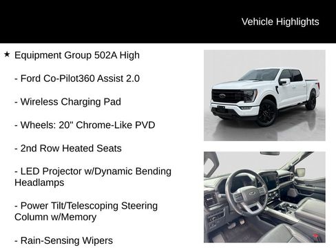 Used 2023 Ford F150 Lariat w/ Equipment Group 502A High AWD/4WD image 16