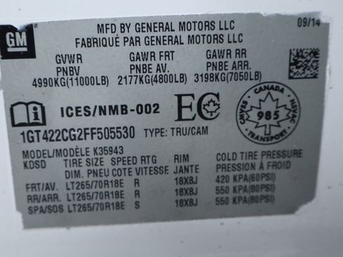 Used 2015 GMC Sierra 3500 SLE image 47