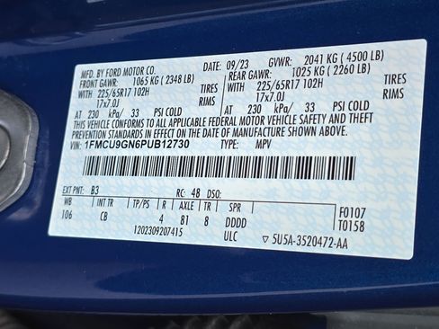 Used 2023 Ford Escape Active w/ Tech Pack #2 image 40