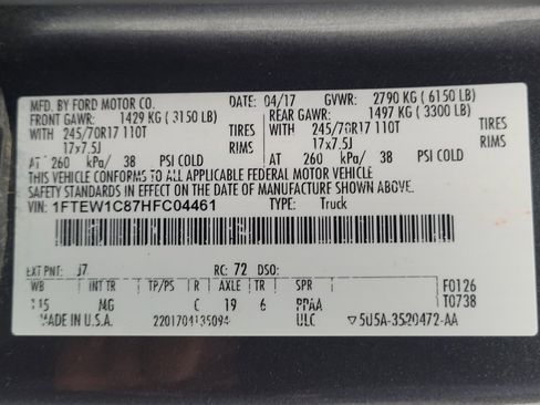Used 2017 Ford F150 XLT RWD image 33