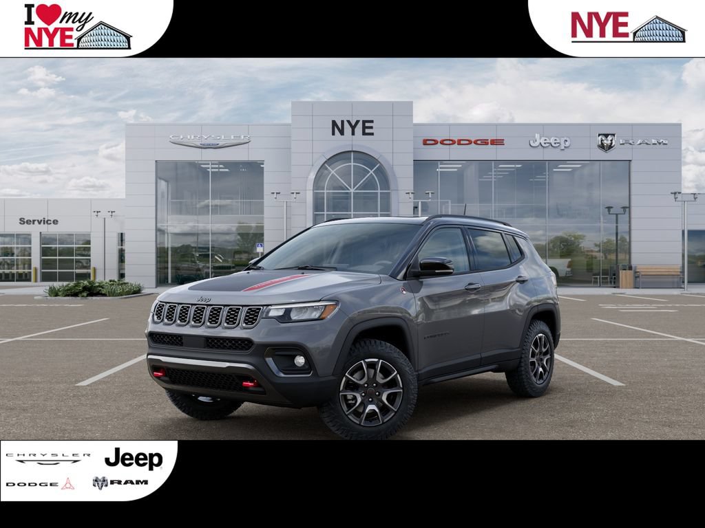 New 2026 Jeep Compass Trailhawk w/ Sun, Sound & Navigation Group AWD/4WD 360° Tour