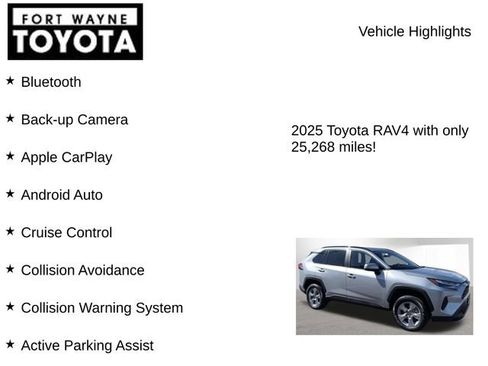 Used 2025 Toyota RAV4 XLE AWD/4WD image 2