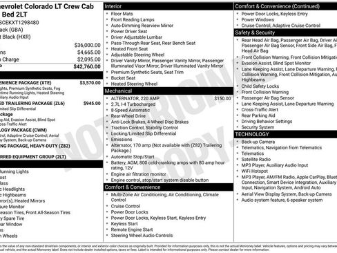 New 2026 Chevrolet Colorado LT w/ LT Convenience Package RWD image 33