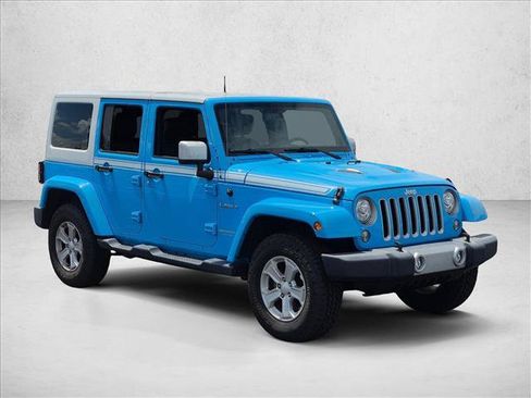 Used 2017 Jeep Wrangler Unlimited Sahara w/ Quick Order Package 24E Chief AWD/4WD image 3