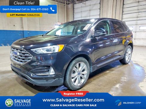 Used 2021 Ford Edge Titanium AWD/4WD image 1