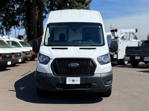 Used 2023 Ford Transit 350 148 High Roof Extended w/ Fleet Safety Package RWD image 4