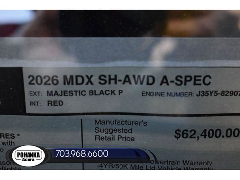 New 2026 Acura MDX A-Spec image 39