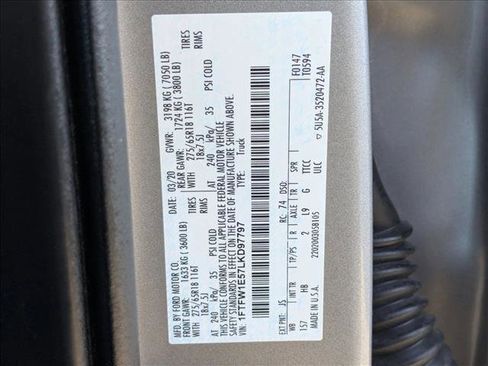 Used 2020 Ford F150 Lariat w/ Trailer Tow Package image 23