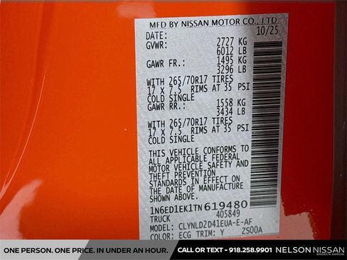 New 2026 Nissan Frontier PRO-4X image 33